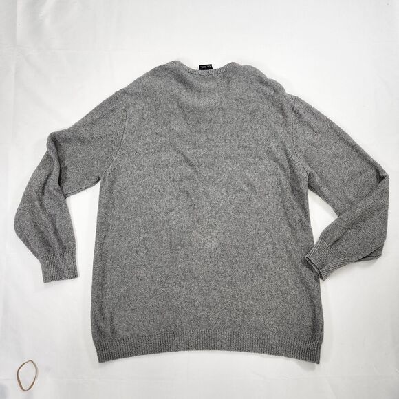 Prana Men's Gray North Loop Sweater Long Sleeve Slim Fit Organic Cotton Size 2XL - Picture 2 of 11